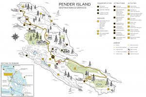 Directions to WOODS on Pender Image